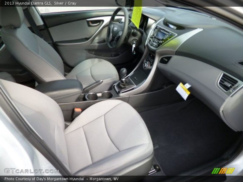 Silver / Gray 2013 Hyundai Elantra GLS
