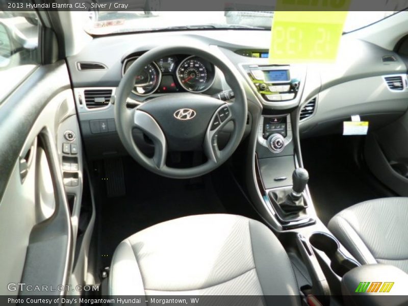 Silver / Gray 2013 Hyundai Elantra GLS