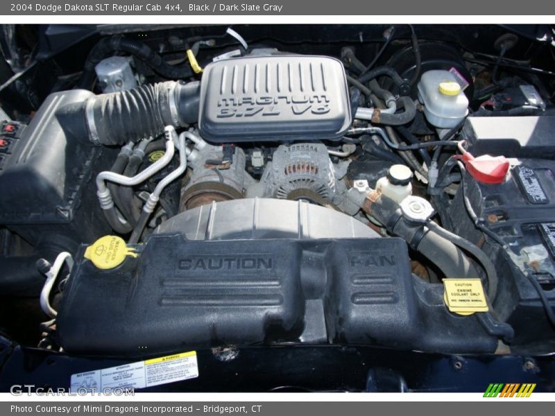 Black / Dark Slate Gray 2004 Dodge Dakota SLT Regular Cab 4x4