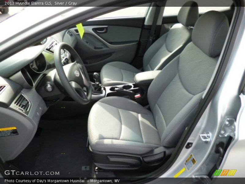 Silver / Gray 2013 Hyundai Elantra GLS