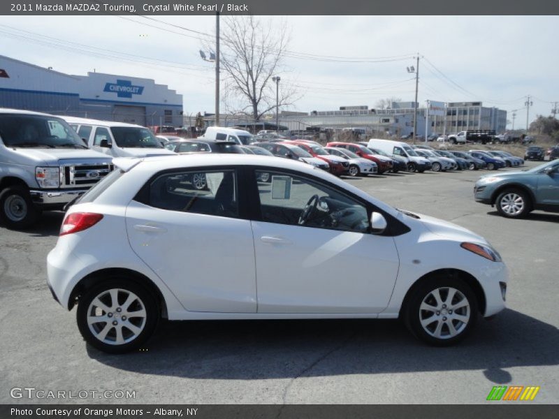Crystal White Pearl / Black 2011 Mazda MAZDA2 Touring