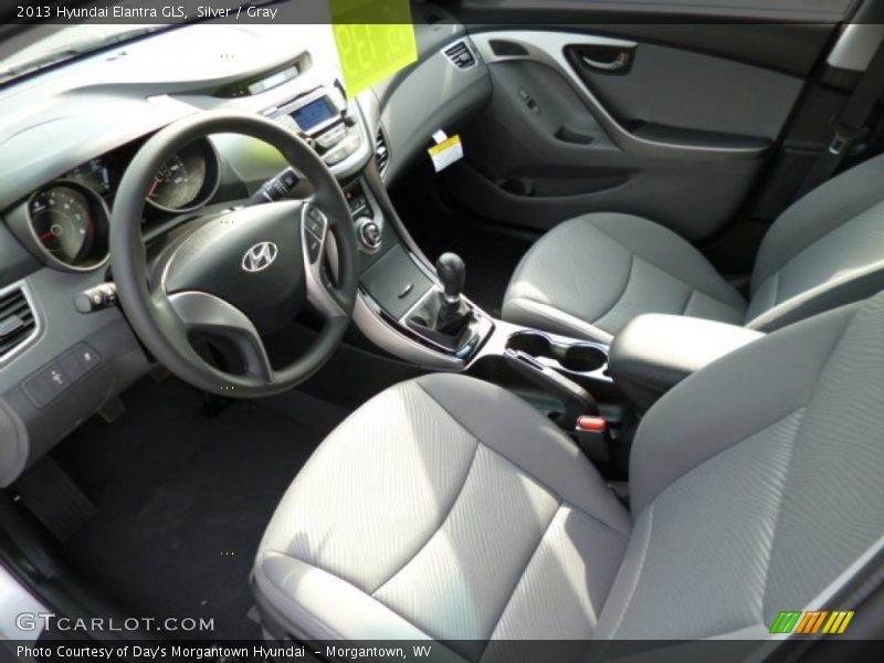 Silver / Gray 2013 Hyundai Elantra GLS