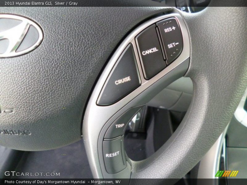 Silver / Gray 2013 Hyundai Elantra GLS