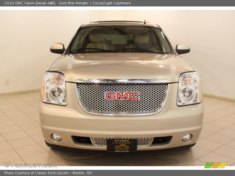 Gold Mist Metallic / Cocoa/Light Cashmere 2010 GMC Yukon Denali AWD