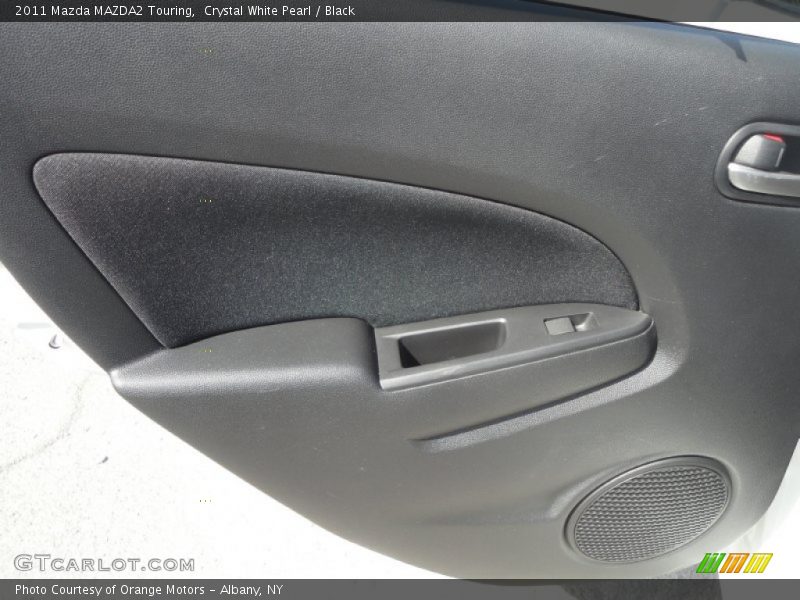 Crystal White Pearl / Black 2011 Mazda MAZDA2 Touring