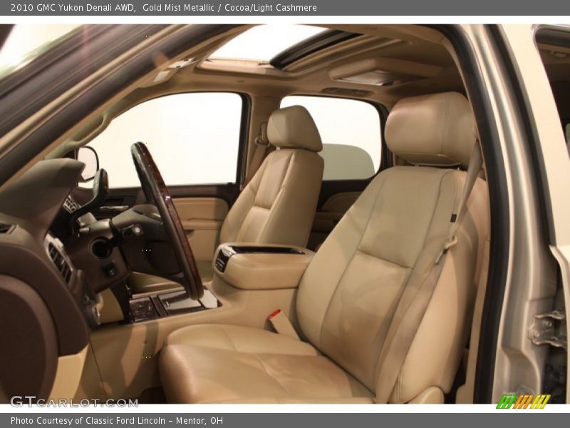 Gold Mist Metallic / Cocoa/Light Cashmere 2010 GMC Yukon Denali AWD