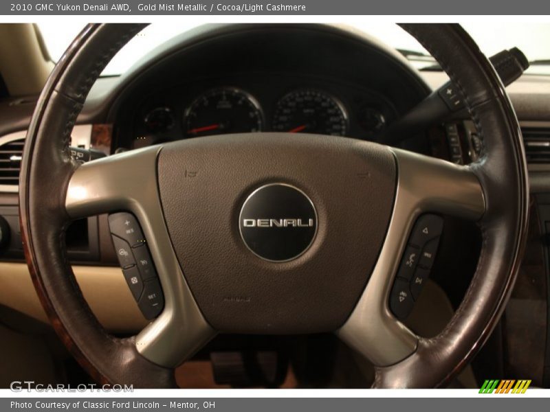 Gold Mist Metallic / Cocoa/Light Cashmere 2010 GMC Yukon Denali AWD