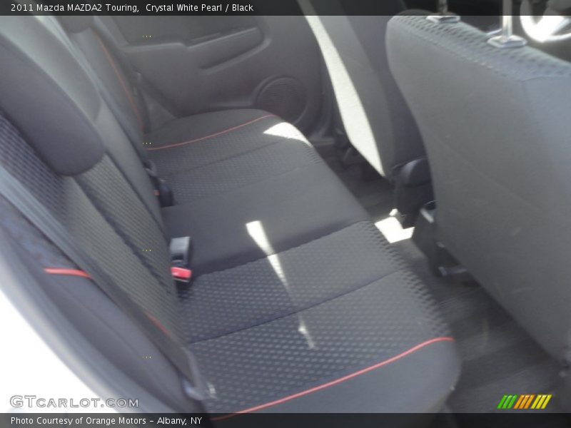 Crystal White Pearl / Black 2011 Mazda MAZDA2 Touring