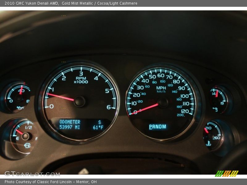  2010 Yukon Denali AWD Denali AWD Gauges