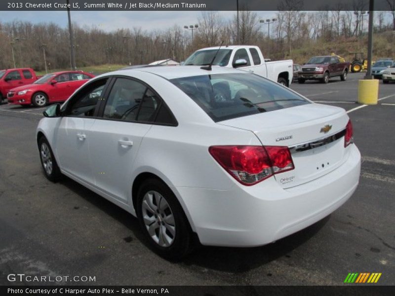 Summit White / Jet Black/Medium Titanium 2013 Chevrolet Cruze LS