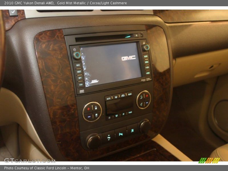 Gold Mist Metallic / Cocoa/Light Cashmere 2010 GMC Yukon Denali AWD