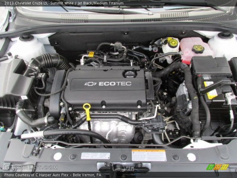 Summit White / Jet Black/Medium Titanium 2013 Chevrolet Cruze LS