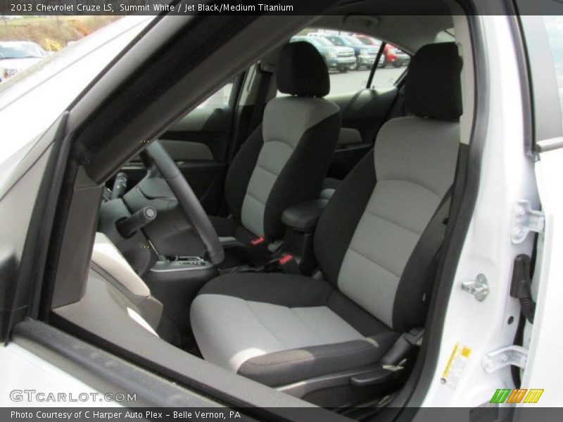 Summit White / Jet Black/Medium Titanium 2013 Chevrolet Cruze LS