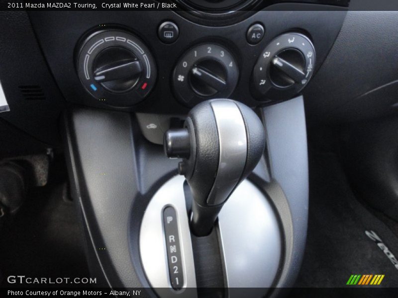 Crystal White Pearl / Black 2011 Mazda MAZDA2 Touring