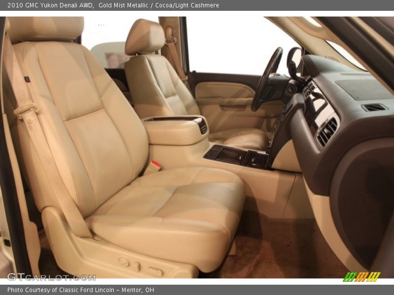 Gold Mist Metallic / Cocoa/Light Cashmere 2010 GMC Yukon Denali AWD