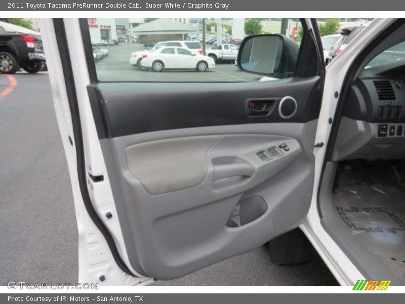 Super White / Graphite Gray 2011 Toyota Tacoma PreRunner Double Cab