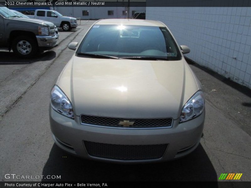 Gold Mist Metallic / Neutral 2012 Chevrolet Impala LS