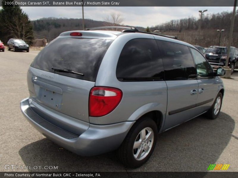 Butane Blue Pearl / Medium Slate Gray 2006 Dodge Caravan SXT