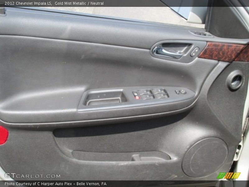 Gold Mist Metallic / Neutral 2012 Chevrolet Impala LS