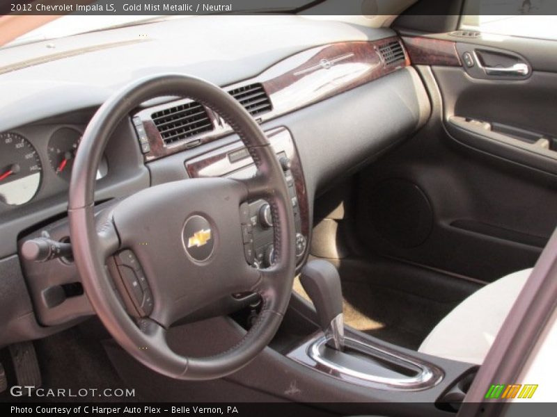 Gold Mist Metallic / Neutral 2012 Chevrolet Impala LS