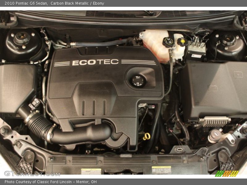  2010 G6 Sedan Engine - 2.4 Liter DOHC 16-Valve VVT 4 Cylinder