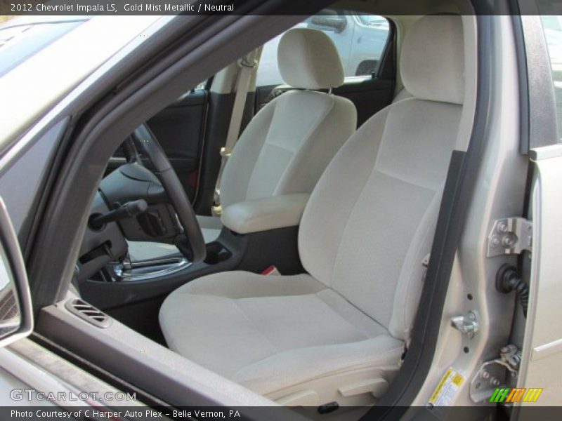 Gold Mist Metallic / Neutral 2012 Chevrolet Impala LS