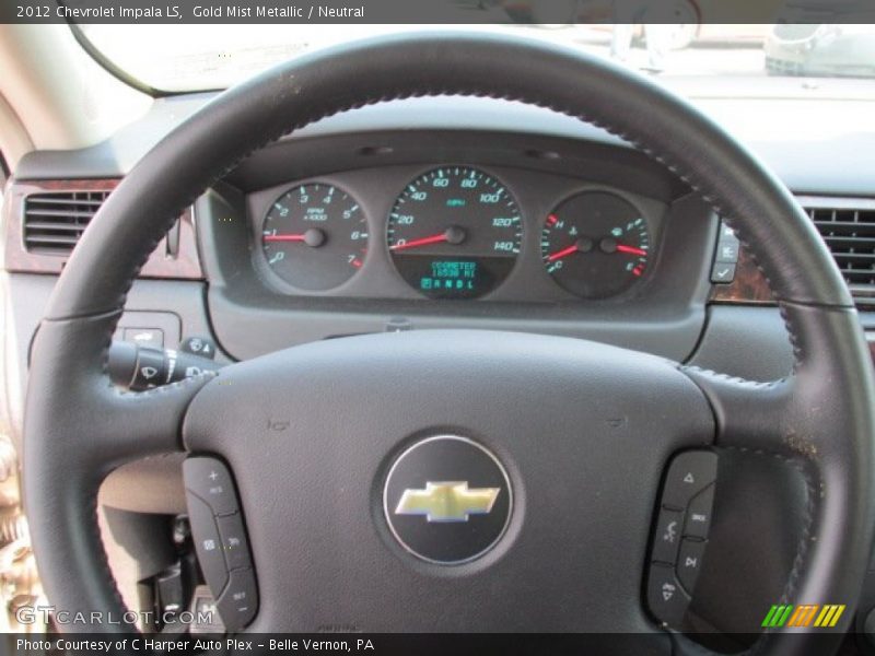 Gold Mist Metallic / Neutral 2012 Chevrolet Impala LS