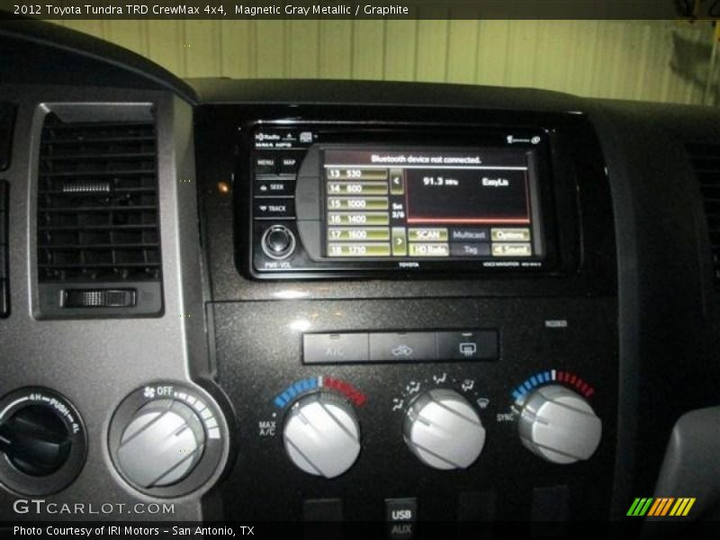 Magnetic Gray Metallic / Graphite 2012 Toyota Tundra TRD CrewMax 4x4