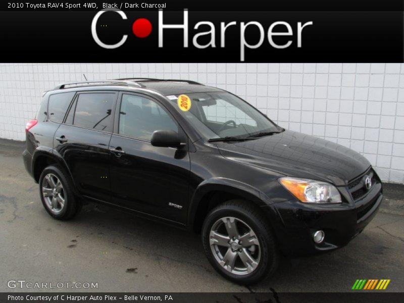 Black / Dark Charcoal 2010 Toyota RAV4 Sport 4WD