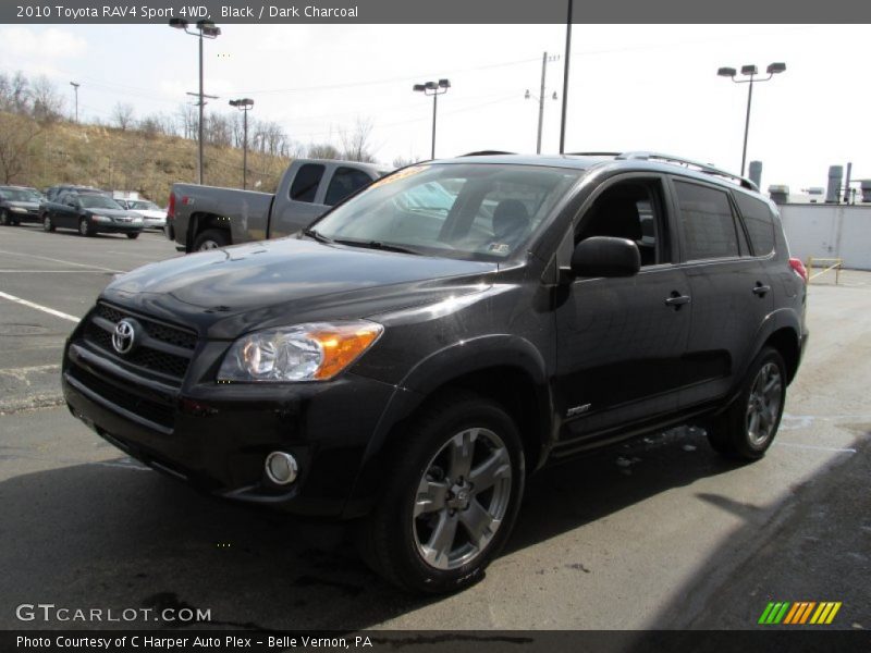 Black / Dark Charcoal 2010 Toyota RAV4 Sport 4WD