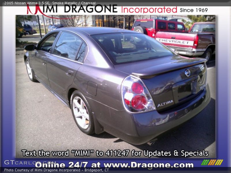 Smoke Metallic / Charcoal 2005 Nissan Altima 3.5 SE