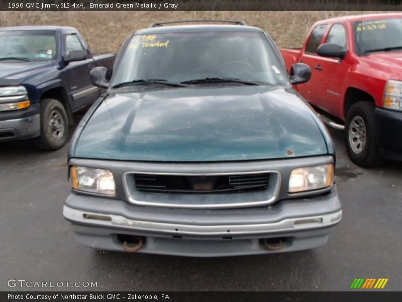 Emerald Green Metallic / Gray 1996 GMC Jimmy SLS 4x4