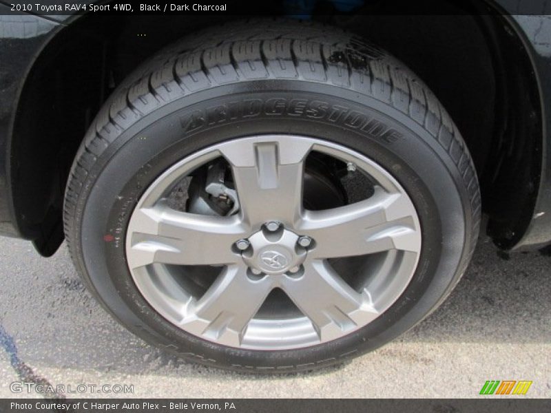 Black / Dark Charcoal 2010 Toyota RAV4 Sport 4WD