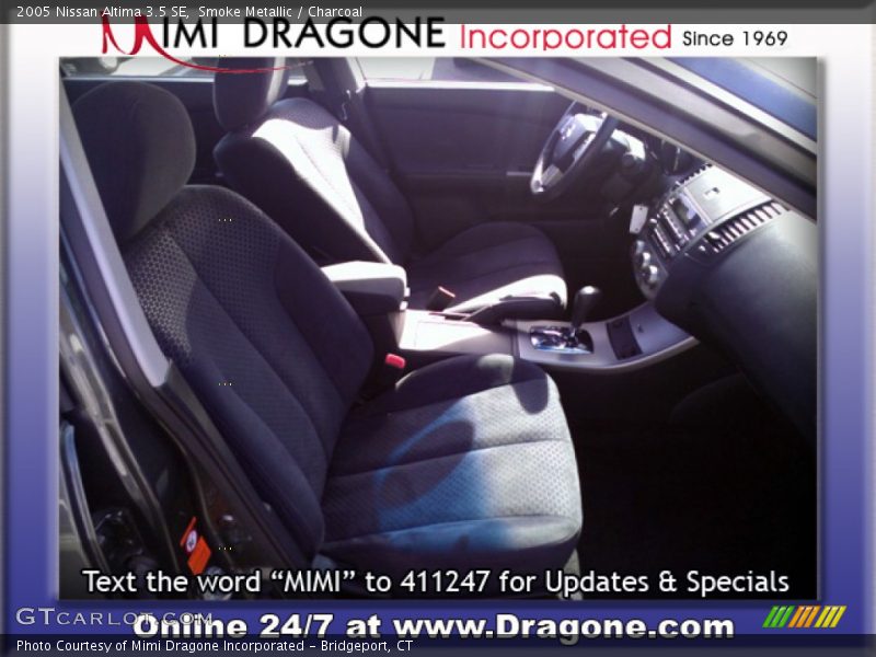 Smoke Metallic / Charcoal 2005 Nissan Altima 3.5 SE