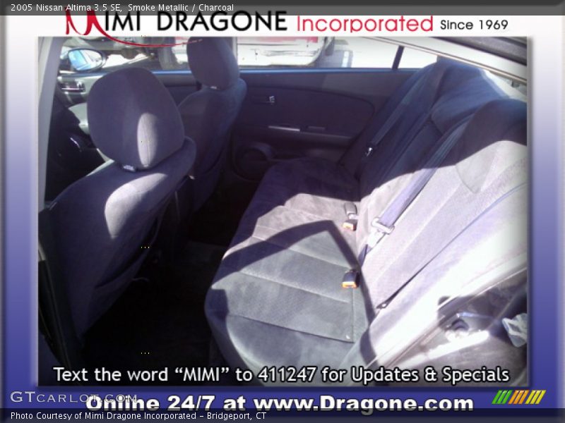 Smoke Metallic / Charcoal 2005 Nissan Altima 3.5 SE