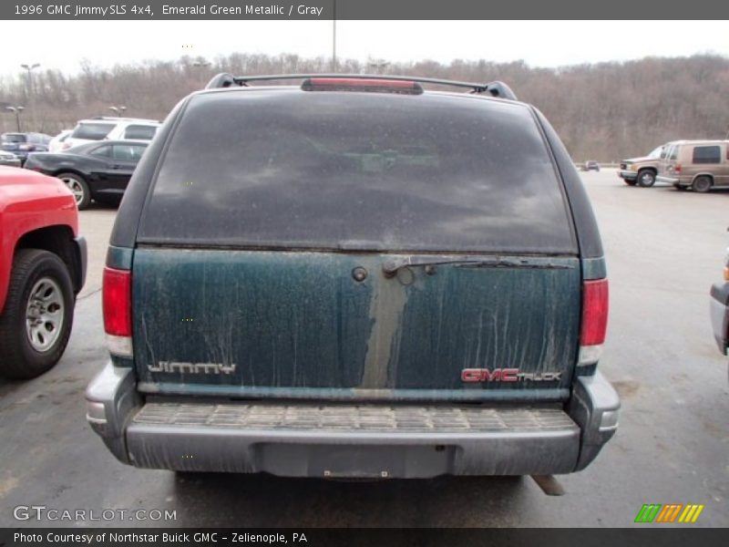 Emerald Green Metallic / Gray 1996 GMC Jimmy SLS 4x4