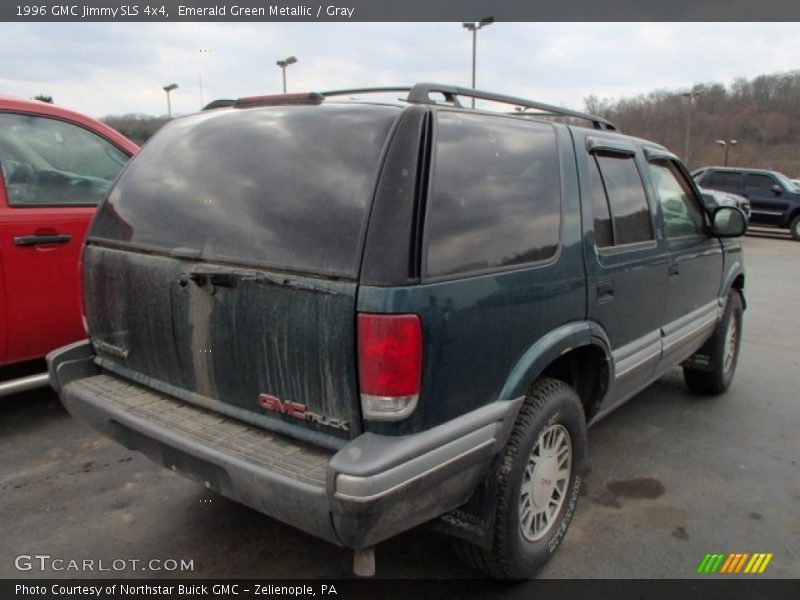 Emerald Green Metallic / Gray 1996 GMC Jimmy SLS 4x4