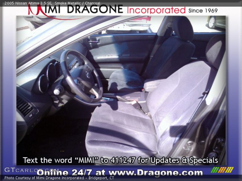 Smoke Metallic / Charcoal 2005 Nissan Altima 3.5 SE