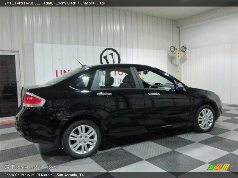 Ebony Black / Charcoal Black 2011 Ford Focus SEL Sedan