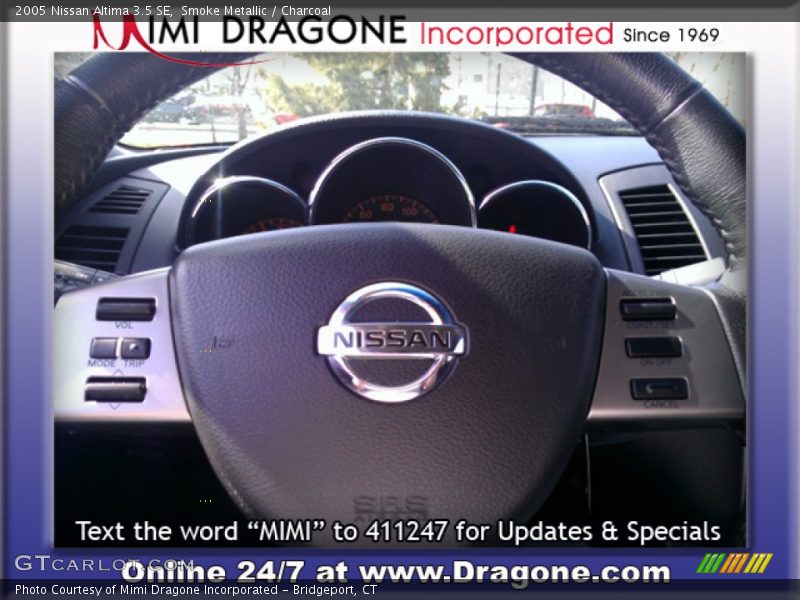 Smoke Metallic / Charcoal 2005 Nissan Altima 3.5 SE