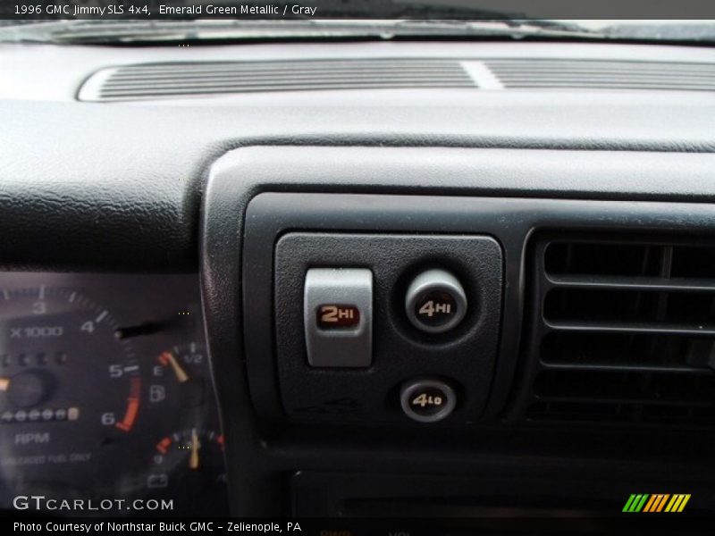 Emerald Green Metallic / Gray 1996 GMC Jimmy SLS 4x4