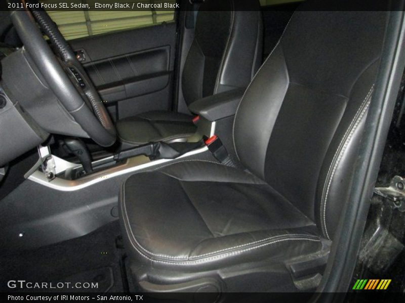 Ebony Black / Charcoal Black 2011 Ford Focus SEL Sedan