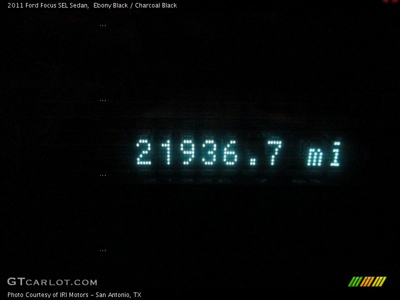Ebony Black / Charcoal Black 2011 Ford Focus SEL Sedan