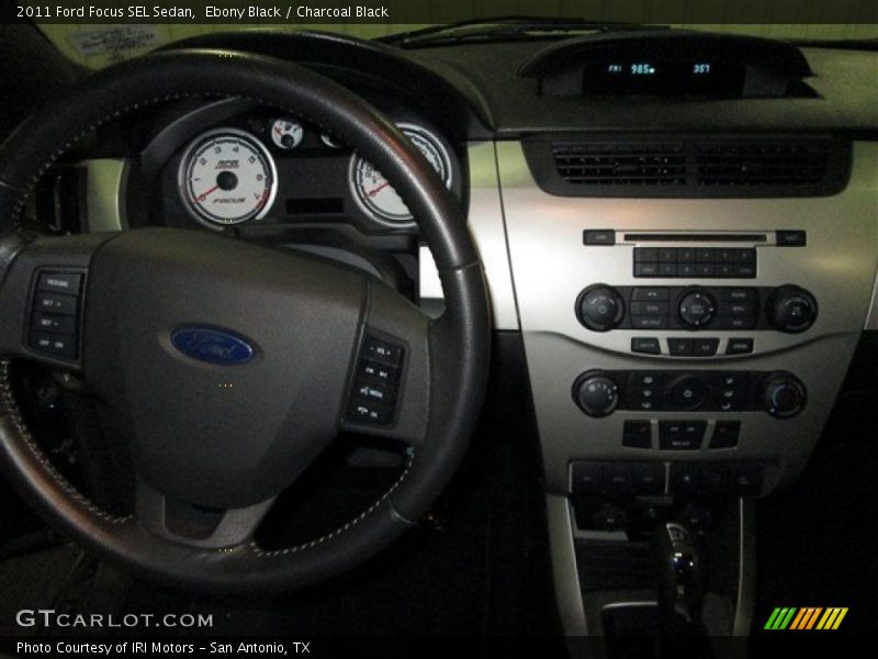 Ebony Black / Charcoal Black 2011 Ford Focus SEL Sedan