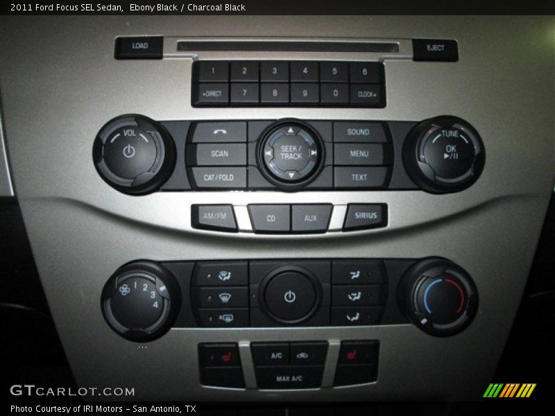 Ebony Black / Charcoal Black 2011 Ford Focus SEL Sedan
