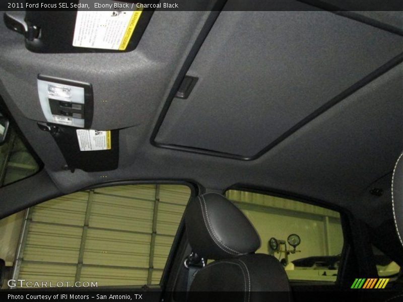 Ebony Black / Charcoal Black 2011 Ford Focus SEL Sedan