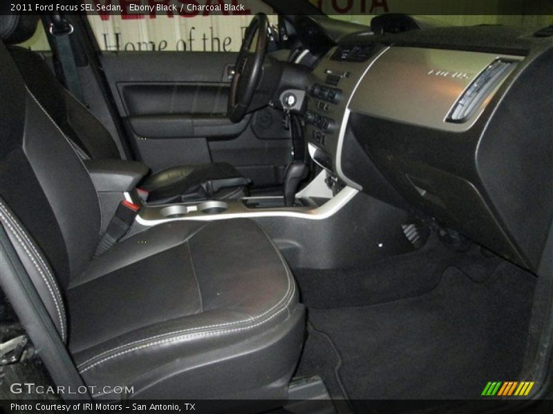 Ebony Black / Charcoal Black 2011 Ford Focus SEL Sedan