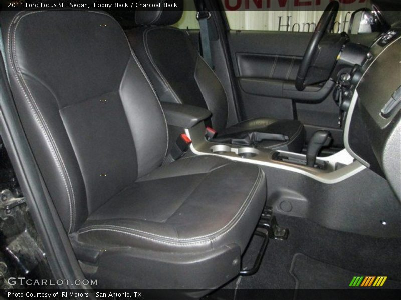 Ebony Black / Charcoal Black 2011 Ford Focus SEL Sedan