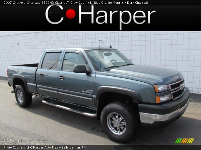 Blue Granite Metallic / Dark Charcoal 2007 Chevrolet Silverado 2500HD Classic LT Crew Cab 4x4