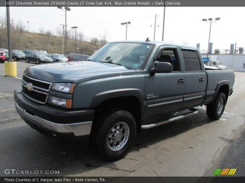 Blue Granite Metallic / Dark Charcoal 2007 Chevrolet Silverado 2500HD Classic LT Crew Cab 4x4